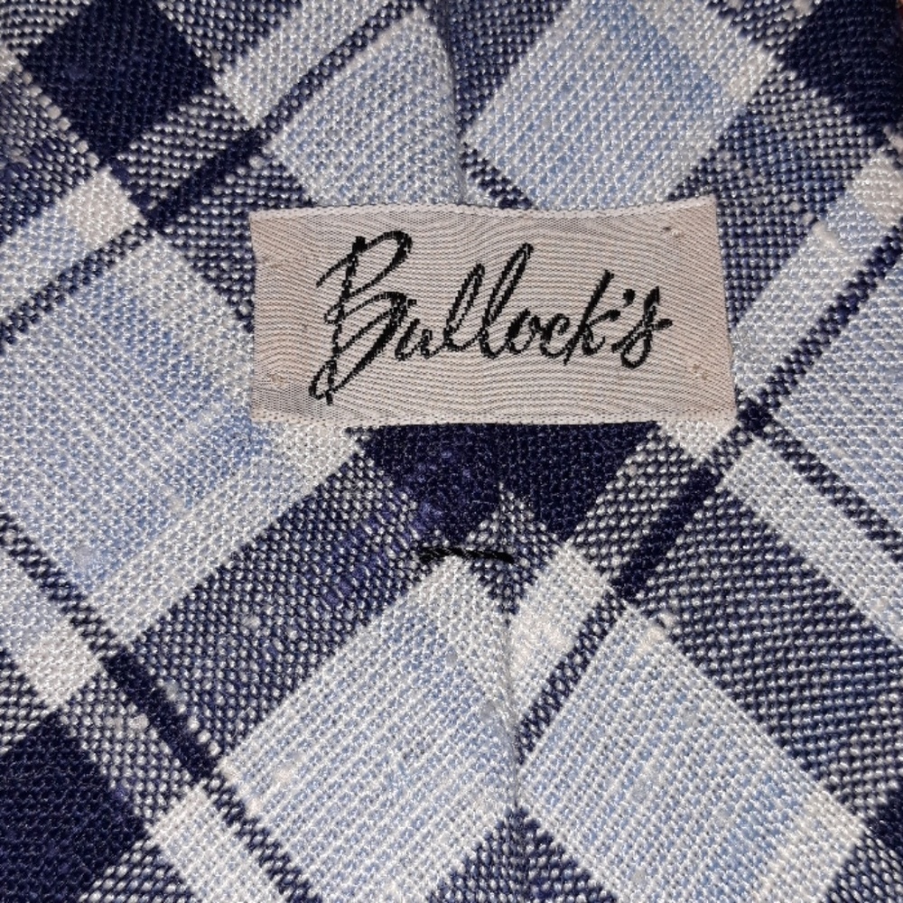 VINTAGE MENS TIE FROM AND MADE FOR BULLOCKS